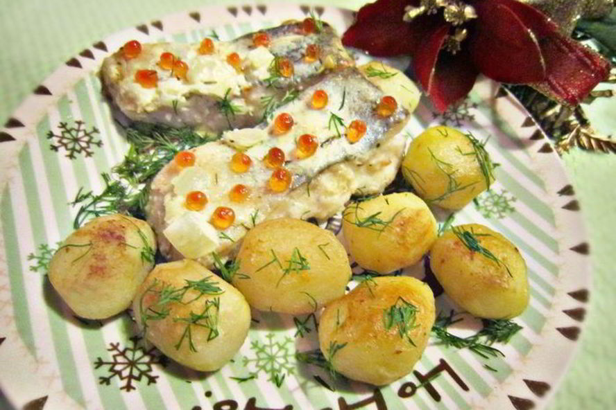 Рецепт судак под кремовой шубкой