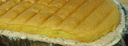 торт-десерт ягодное облако с йогуртовым кремом. Шаг 16