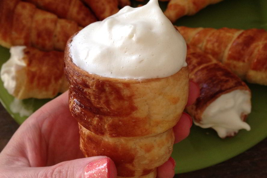 Рецепт трубочки с белковым кремом