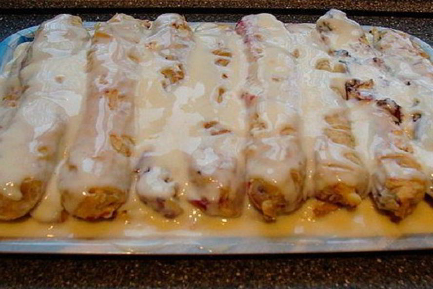 Рецепт трубочки в креме