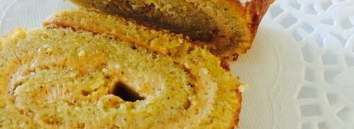 тыквенный рулет с кремом. Шаг 5