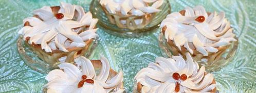 ванильные корзиночки с карамельным кремом. Шаг 11