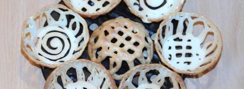 ванильные корзиночки с карамельным кремом. Шаг 7