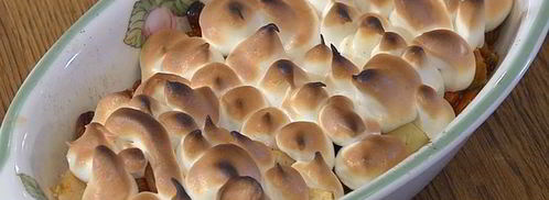 яблочные дольки под белковым кремом. Шаг 12