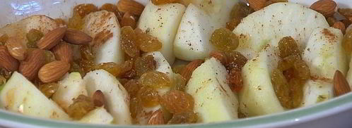 яблочные дольки под белковым кремом. Шаг 4