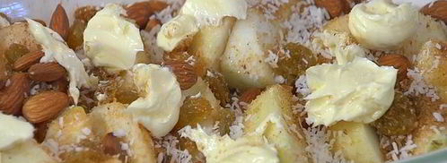 яблочные дольки под белковым кремом. Шаг 6