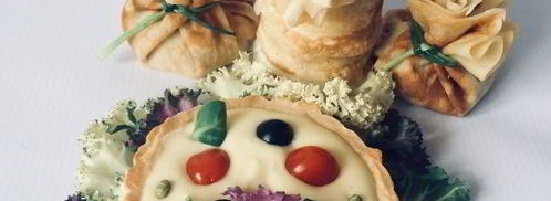 закусочные корзинки с заварным кремом из пармезана. Шаг 5