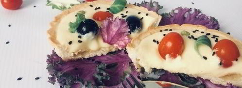 закусочные корзинки с заварным кремом из пармезана. Шаг 6