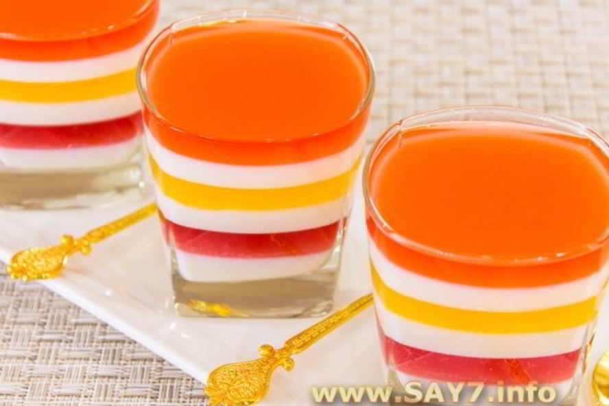 Рецепт многослойное желе