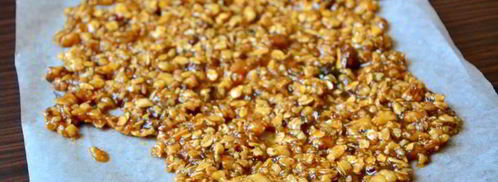 банановое мороженое с овсяным грильяжем. Шаг 8