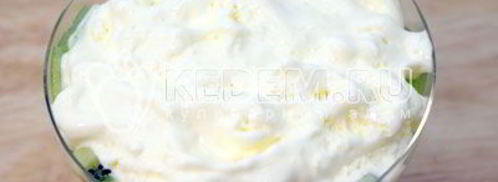 десерт из мороженого киви. Шаг 3