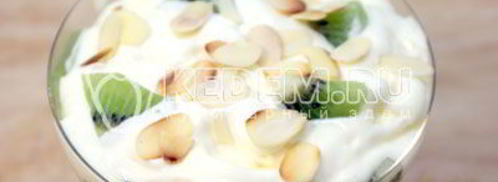 десерт из мороженого киви. Шаг 4