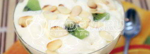 десерт из мороженого киви. Шаг 5