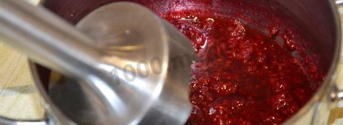 домашнее мороженое с малиновым соусом. Шаг 12