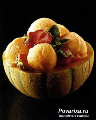 Дынное мороженое