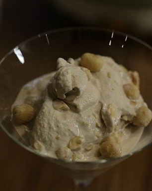 Кофейно-ореховое мороженое