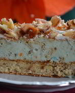 Миндальный хрустящий торт-мороженое