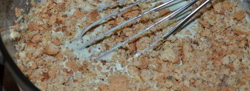 миндальный хрустящий торт-мороженое. Шаг 2