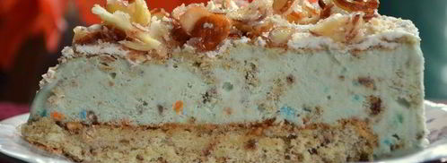 миндальный хрустящий торт-мороженое. Шаг 6