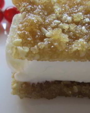 Мороженое из йогурта с козинаками