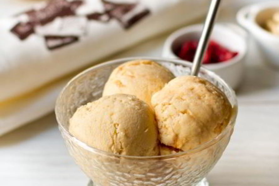 Рецепт мороженое из хурмы с кардамоном и медом