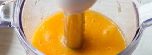 мороженое из хурмы с кардамоном и медом. Шаг 7