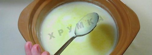 мороженое из молока и сахара. Шаг 6