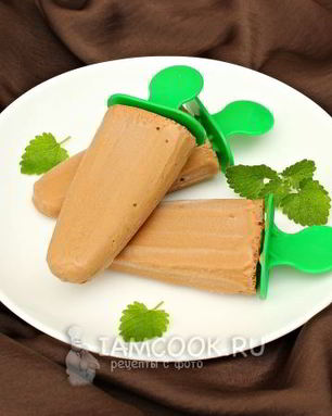 Мороженое из шоколада и зефира