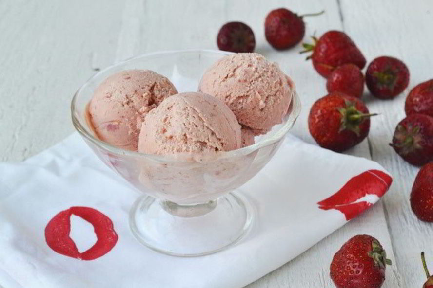 Рецепт мороженое клубника и бальзамик