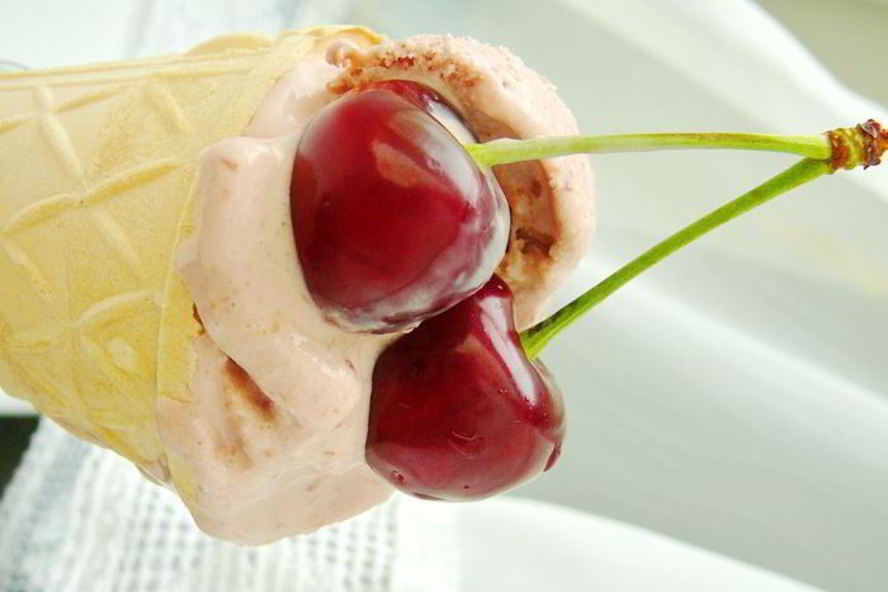 Рецепт мороженое с черешней