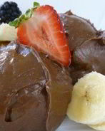 Шоколадное мороженое из авокадо