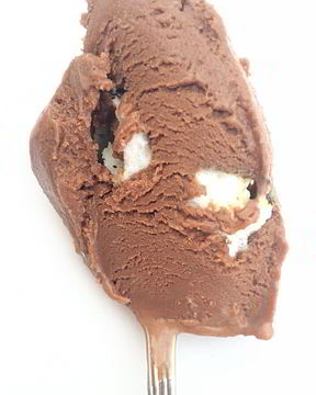 Шоколадное мороженое с опаленными маршмэллоу