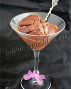 Шоколадное мороженое с зефиром