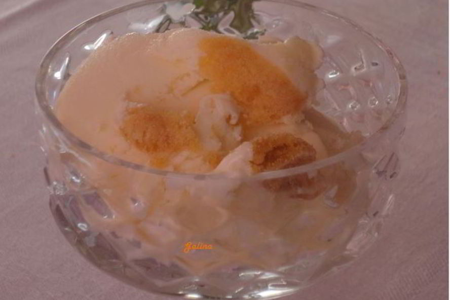 Рецепт ванильное мороженое с абрикосами