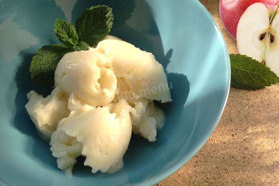 Рецепт яблочное мороженое