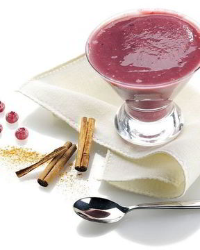 Клюквенный мусс