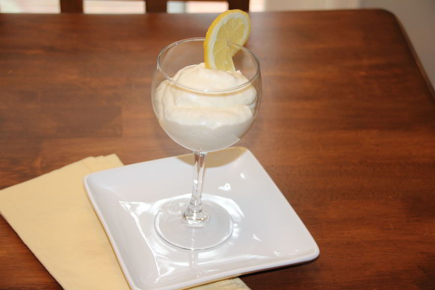 Рецепт лимонный крем-мусс со сгущенным молоком