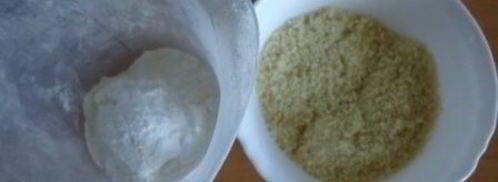 миндальный рулет с шоколадным муссом. Шаг 3