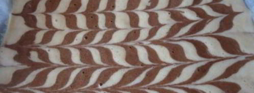 миндальный рулет с шоколадным муссом. Шаг 5