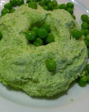 Мусс из зеленого горошка и спаржи