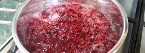 мусс клюквенный с манной крупой. Шаг 6