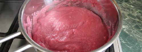 мусс клюквенный с манной крупой. Шаг 8