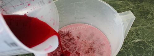 мусс клюквенный с манной крупой. Шаг 10