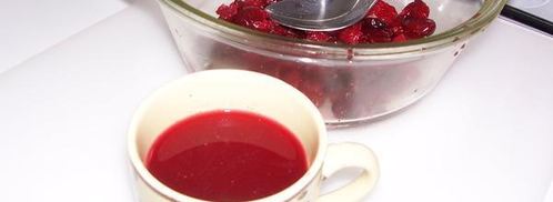 мусс клюквенный. Шаг 3
