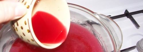 мусс клюквенный. Шаг 9