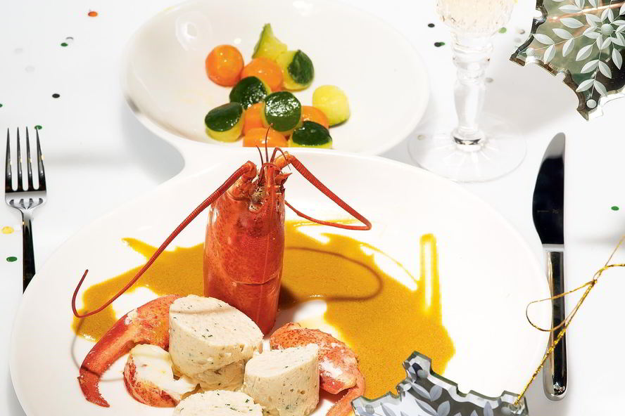 Рецепт рыбный мусс с мясом и соусом из лобстера