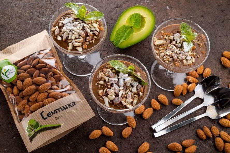 Рецепт шоколадный мусс из авокадо