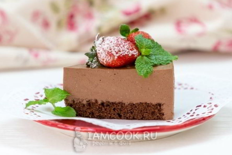 Рецепт шоколадный муссовый торт