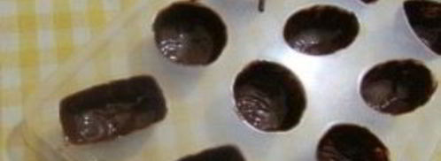 шоколадные конфеты с персиковым муссом. Шаг 2