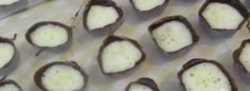 шоколадные конфеты с персиковым муссом. Шаг 7